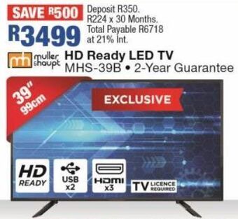 OK Furniture Hd ready led tv mhs-39b offer