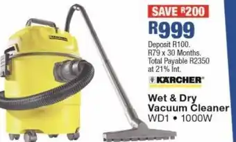 OK Furniture Wet & dry vacuum cleaner wd1 offer