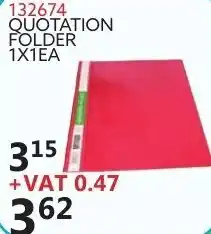Quotation Folder 132674