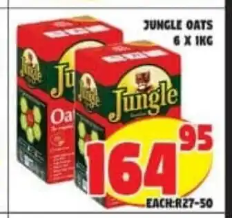 Jungle Oats 6 x 1kg