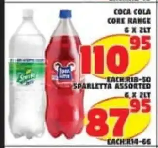 Yarona Cash And Carry Coca-Cola Core Range 6 x 2lt offer