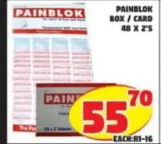 Painblok Box / Card 48 x 2's
