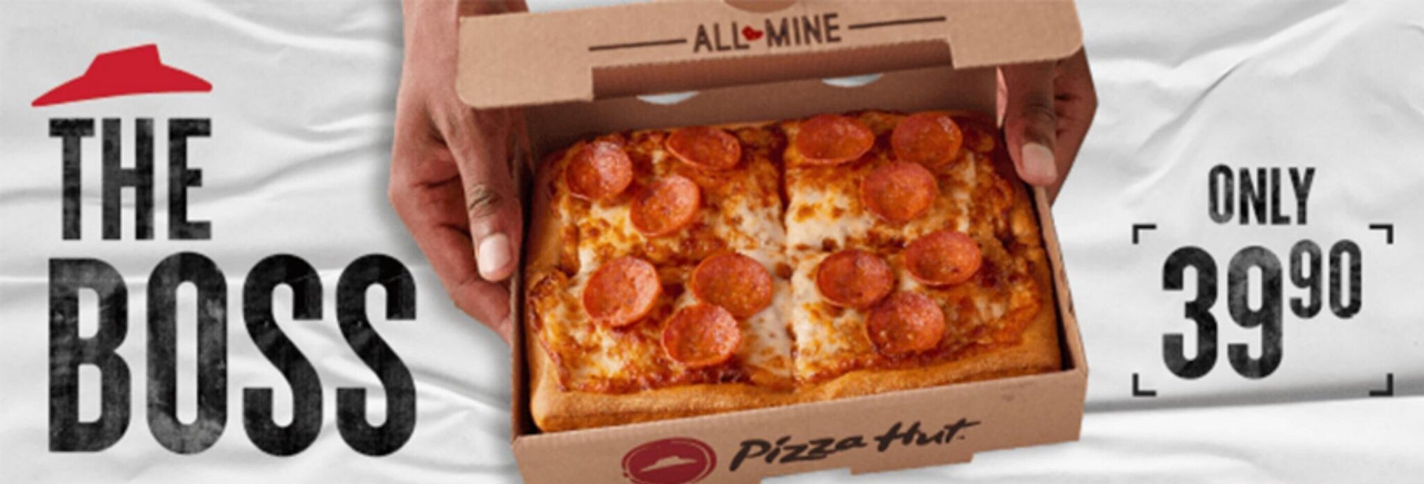 The Boss offer at Pizza Hut