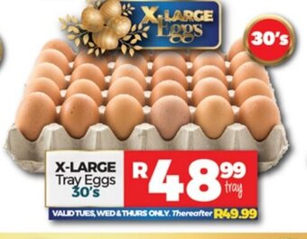Take 'n Pay X-Large Tray Eggs 30's offer