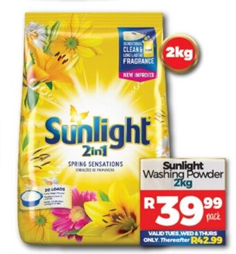 Take 'n Pay Sunlight Washing Powder 2kg offer