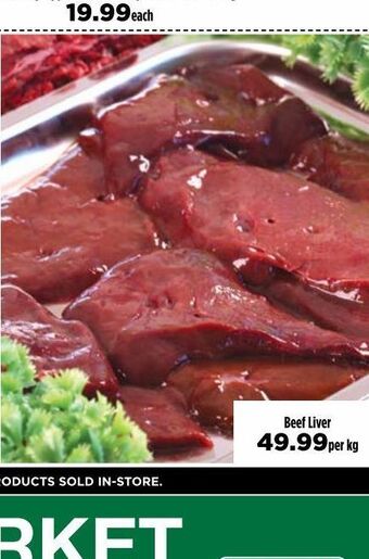 Food Lover's Market Beef liver offer