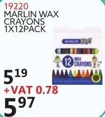 Africa Cash and Carry Marlin Wax Crayons 19220 offer