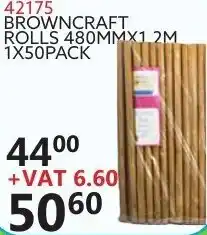 Africa Cash and Carry Browncraft Rolls 480MMx1 2M 42175 offer