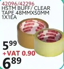 Africa Cash and Carry Hstm Buff / Clear Tape 48MMX50MM offer