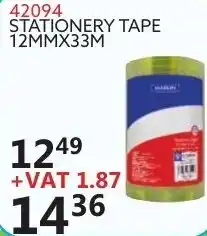 Stationery Tape 12MMX33M