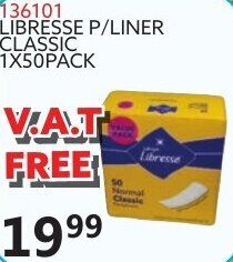 Africa Cash and Carry Libresse P/Liner Classic 136101 offer