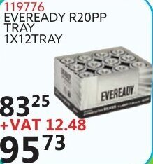 Africa Cash and Carry Eveready R20PP Tray 119776 offer