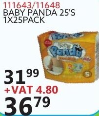 Africa Cash and Carry Baby Panda 25's 111643/11648 offer