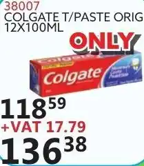 Africa Cash and Carry Colgate T/Paste Original 38007 offer
