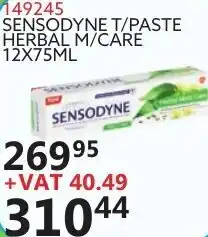 Africa Cash and Carry Sensodyne T/Paste Herbal M/Care offer