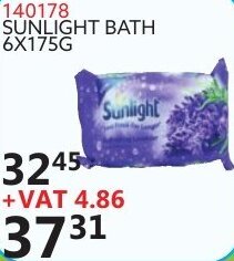 Africa Cash and Carry Sunlight Bath 140178 offer