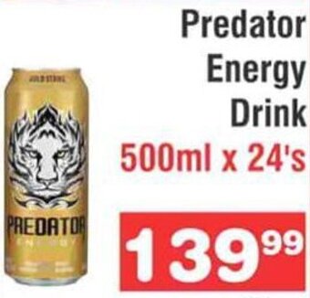 Advance Cash n Carry Predator Energy Drink 500ml x 24's offer