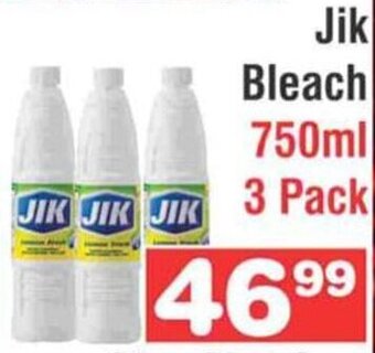 Advance Cash n Carry Jik Bleach 750ml 3 Pack offer