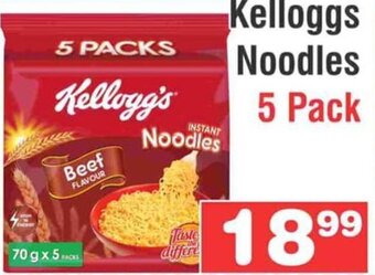 Advance Cash n Carry Kellogg's Noodles 5 pack offer
