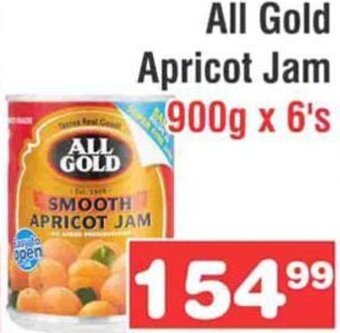 Advance Cash n Carry All Gold Apricot Jam 900g x 6's offer