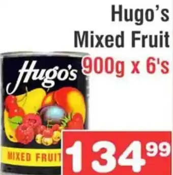 Advance Cash n Carry Hugo's Mixed Fruit 900g x 6's offer