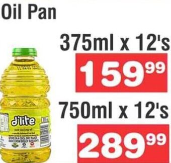Advance Cash n Carry Oil Pan 375ml x 12's offer