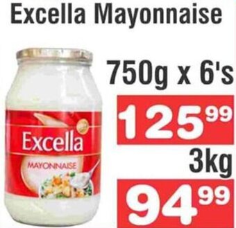 Advance Cash n Carry Excella Mayonnaise 750g x 6's offer