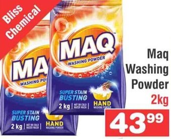 Advance Cash n Carry Maq Washing Powder 2kg offer