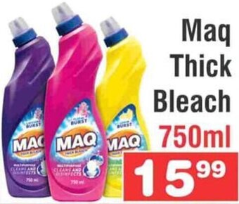 Advance Cash n Carry Maq Thick Bleach 750ml offer