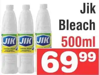 Advance Cash n Carry Jik Bleach 500ml offer