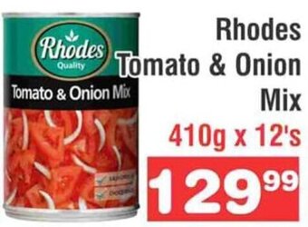Advance Cash n Carry Rhodes Tomato & Onion Mix 410g x 12's offer