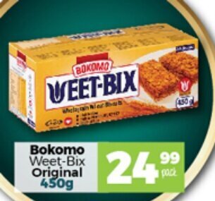 Take 'n Pay Bokomo Weet-Bix Original 450g offer