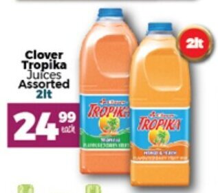 Take 'n Pay Clover Tropika Juices Assorted 2lt offer