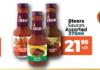 Take 'n Pay Steers Sauces Assorted 375ml offer