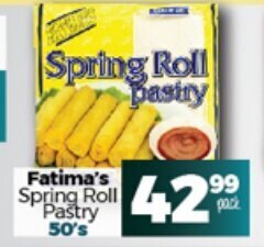 Take 'n Pay Fatima's Spring Roll Pastry 50's offer