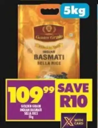 Shoprite Golden Grain Indian Basmati Sella Rice offer