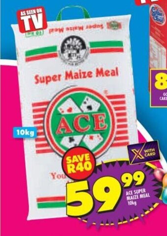 Shoprite Ace Super Maize Meal 10kg offer