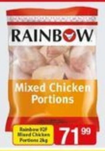 Check Save Rainbow IQF Mixed Chicken Portions 2kg offer