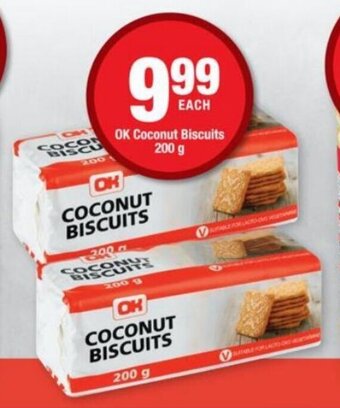 OK Foods OK Coconut Biscuits 200g offer
