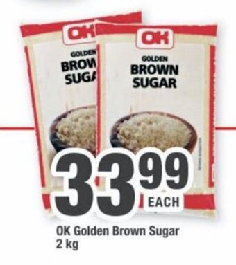 OK Foods Ok Golden Brown Sugar 2kg offer