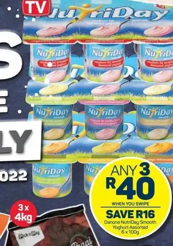 Pick n Pay Danone yogurt  3 offer