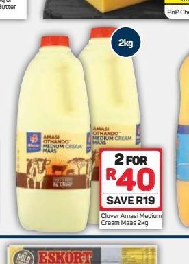 Pick n Pay Clover amasi 2 offer