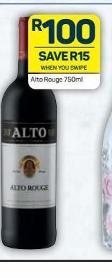 Pick n Pay Alto wine offer