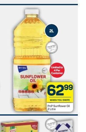 Pick n Pay Pnp sunflower oil offer