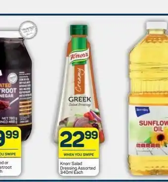 Pick n Pay Knorr salad dressings offer
