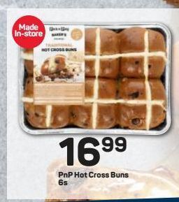 Pnp buns offer at Pick n Pay