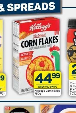 Pick n Pay Kellogg's corn flakes offer
