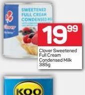 Pick n Pay Clover condensed milk offer