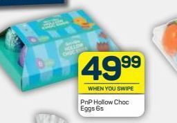 Pick n Pay Pnp chocolate egg offer