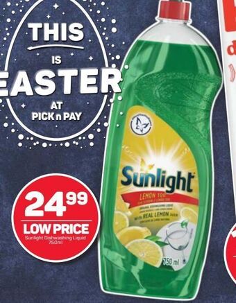 Pick n Pay Sunlight dishwashing liquid offer